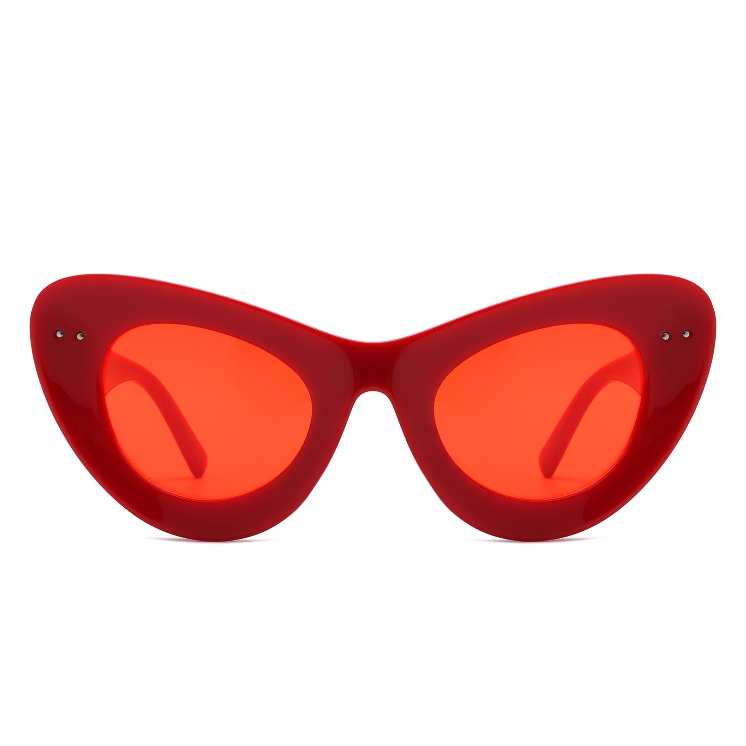 Luminara - Retro Round Cat Eye Women Fashion Sunglasses