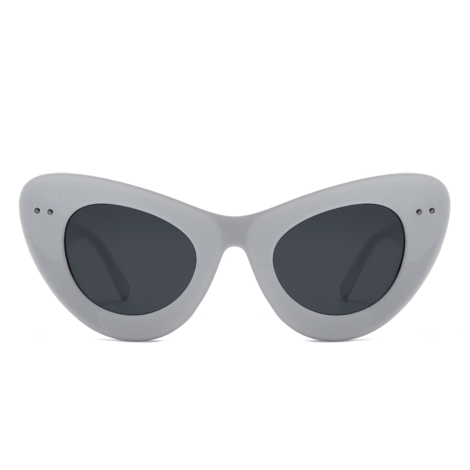 Luminara - Retro Round Cat Eye Women Fashion Sunglasses