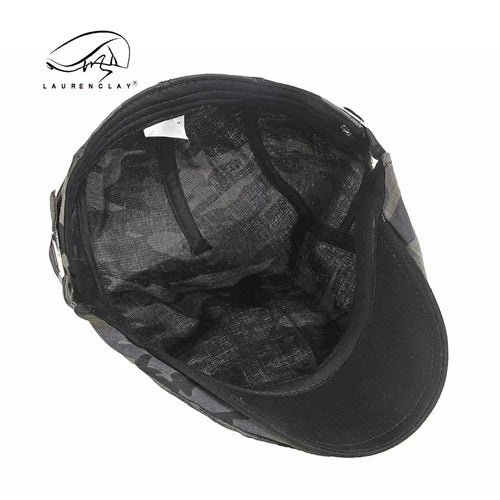 Camo Newsboy Cap