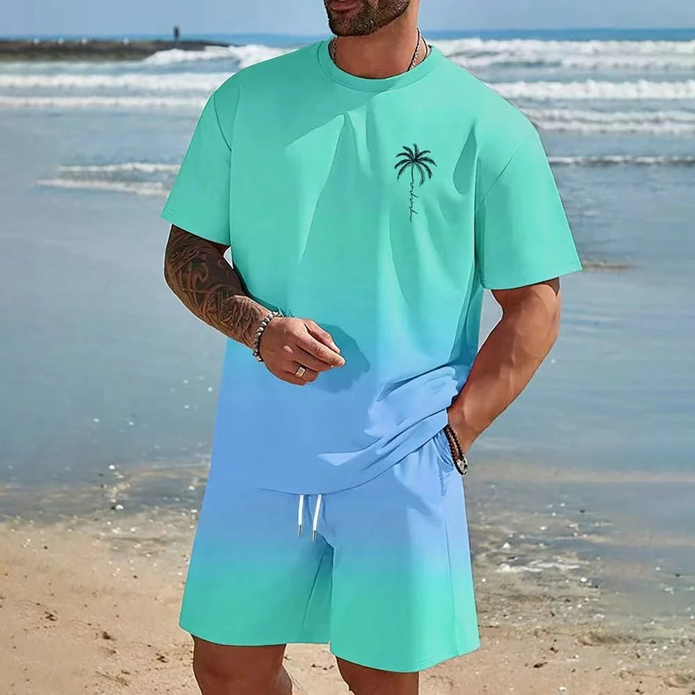 Men's Tropical Two-Piece Set