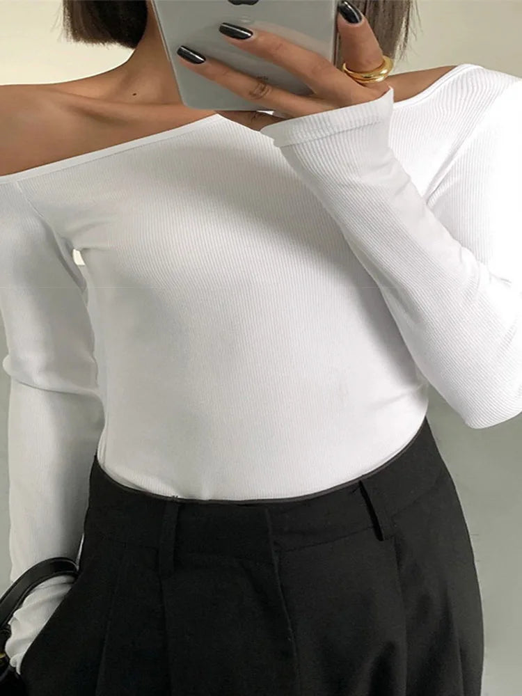 Off-Shoulder Crop Top
