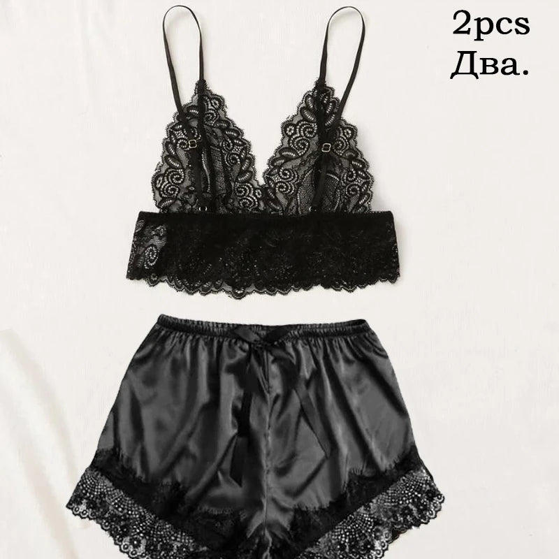 The Satin Robe Set