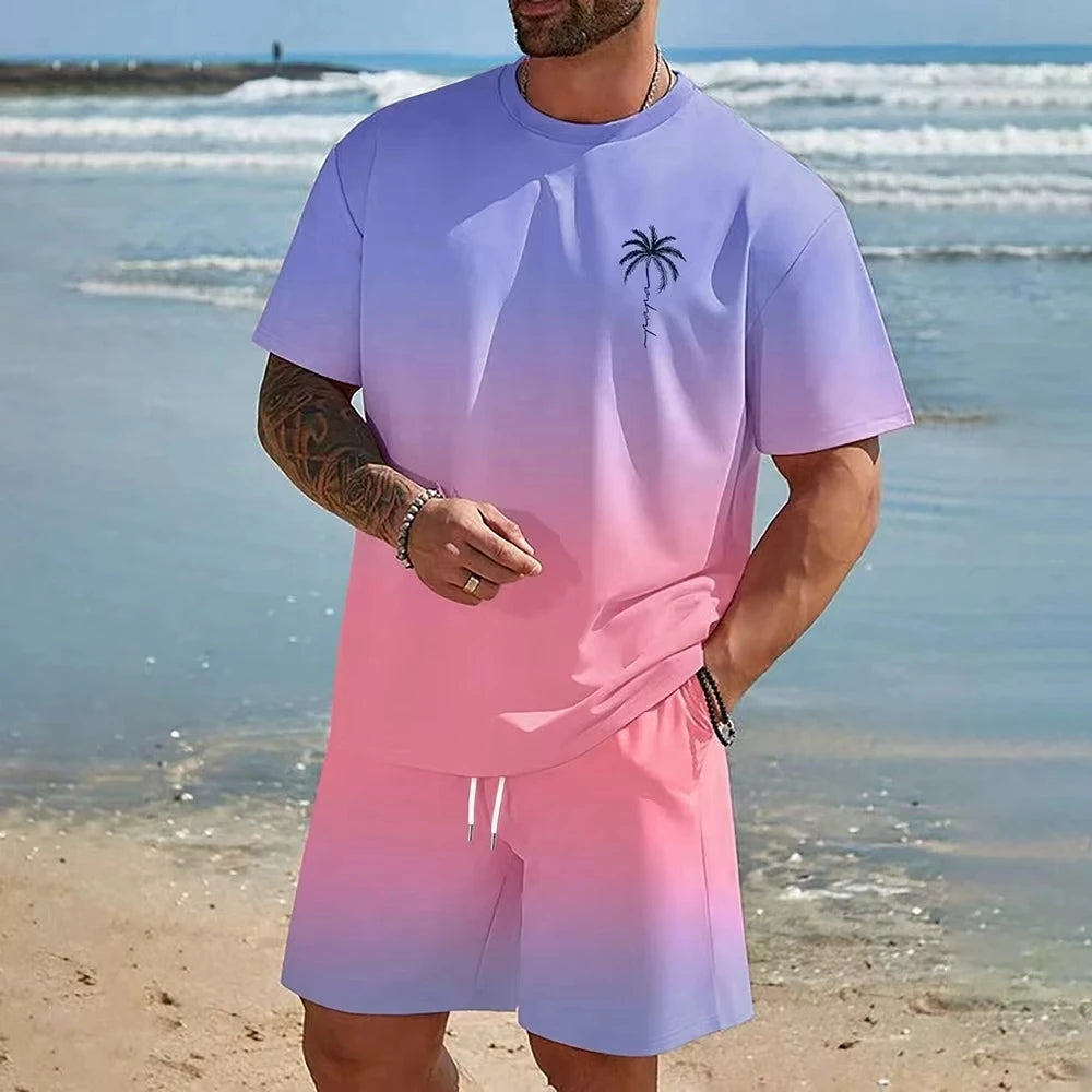 Men's Tropical Two-Piece Set